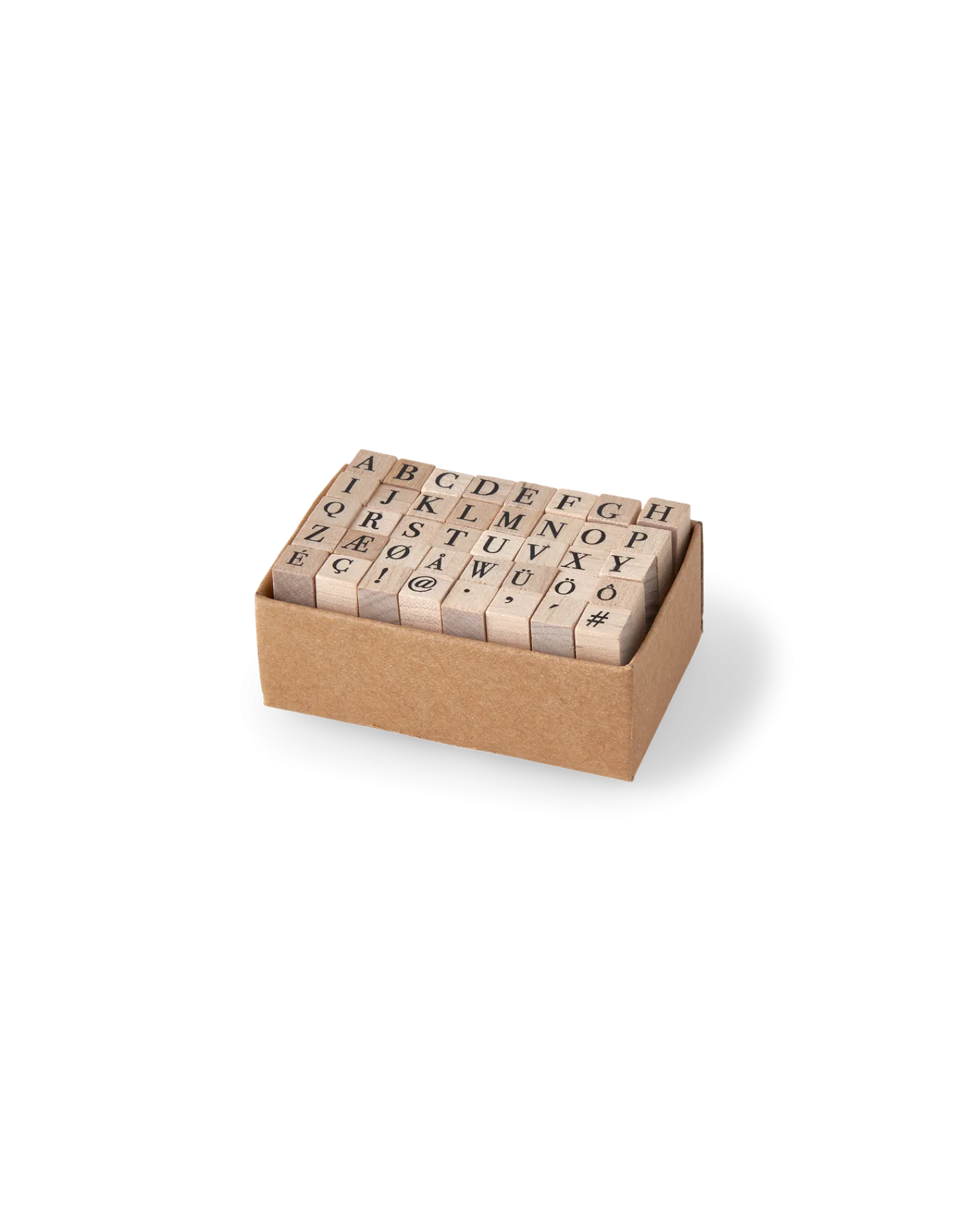 Søstrene Grene Schweiz Dekoration<Alphabet-Stempel Aus Holz