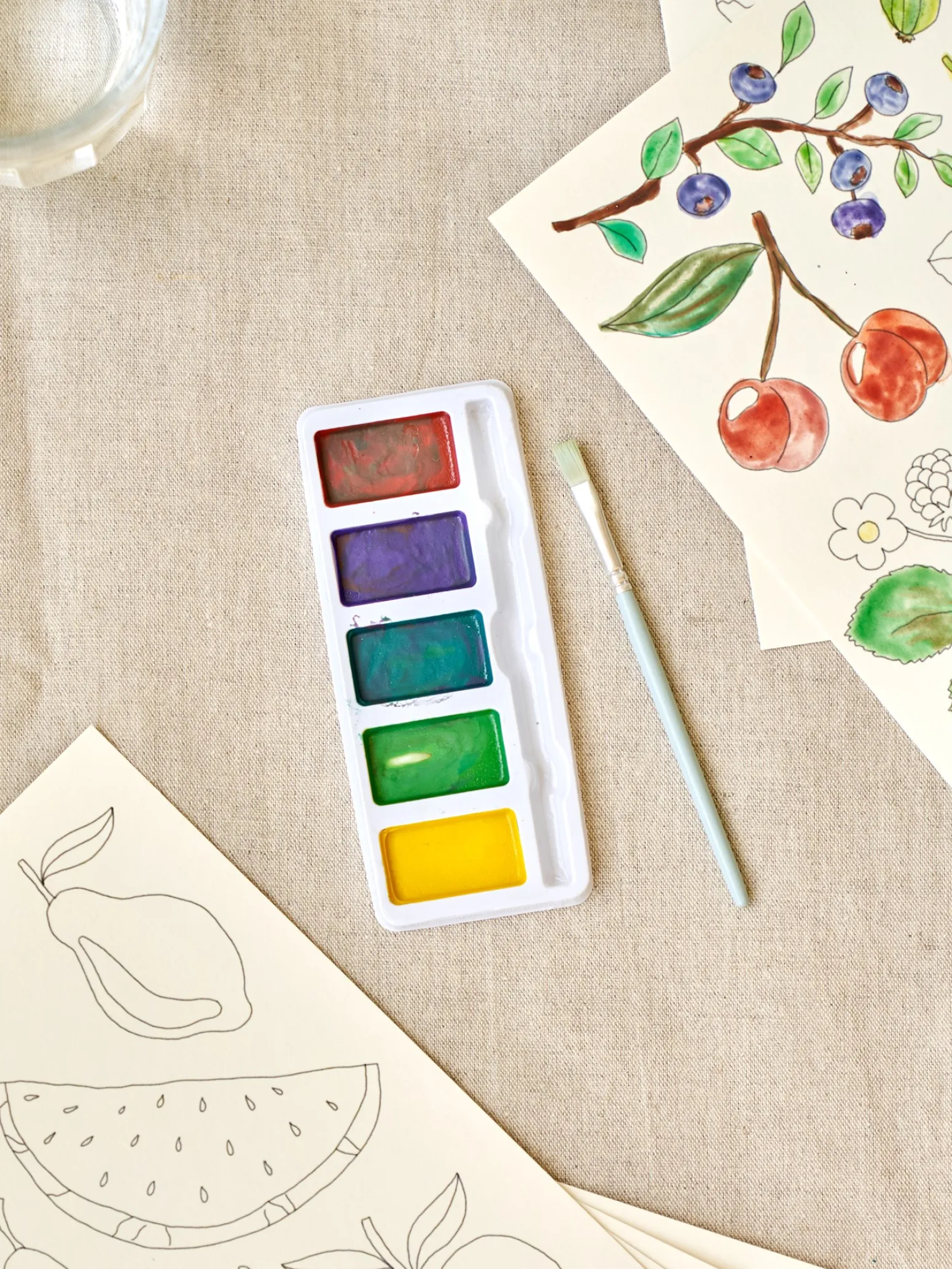 Søstrene Grene Schweiz Malereibedarf<Aquarell-Set
