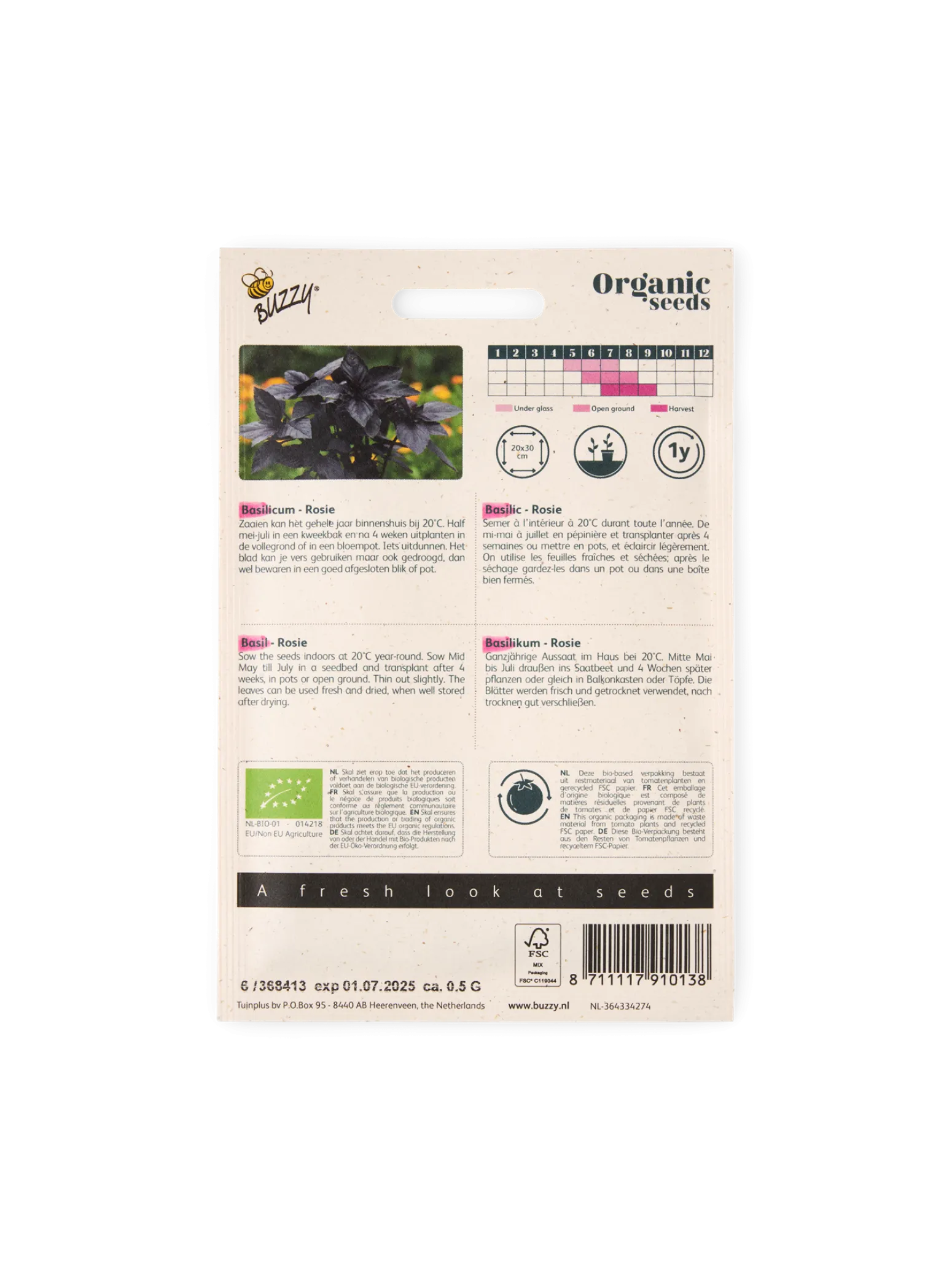Søstrene Grene Schweiz Garten|Garten Und Balkon<Buzzy® Bio-Basilikum Rosie