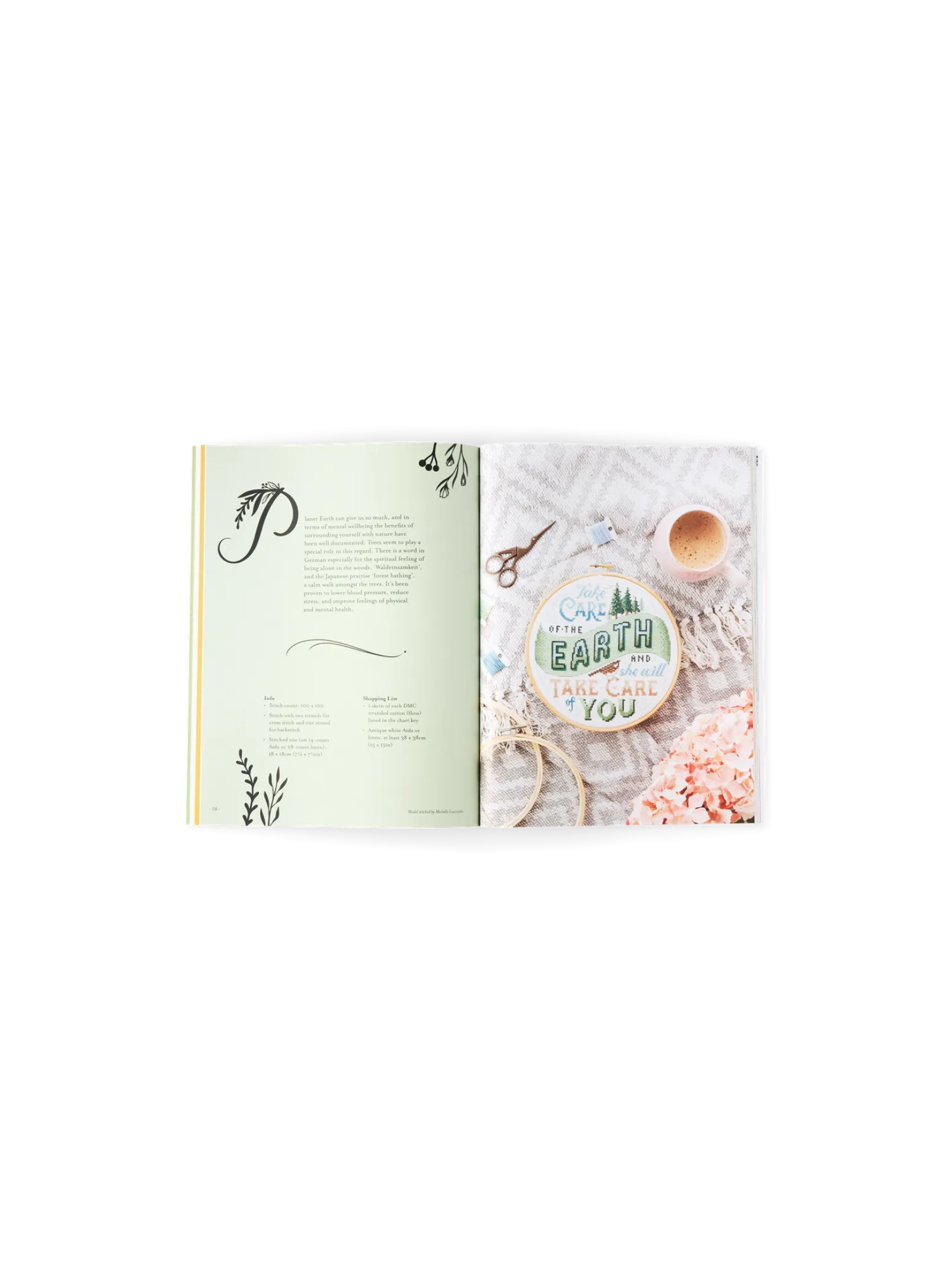 Søstrene Grene Schweiz Coffee Table Books<Cross Stitch For The Earth