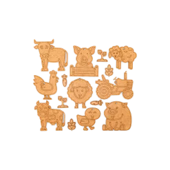 Kinder Søstrene Grene Schweiz Holzspielzeug<DIY-Set Animal Friends