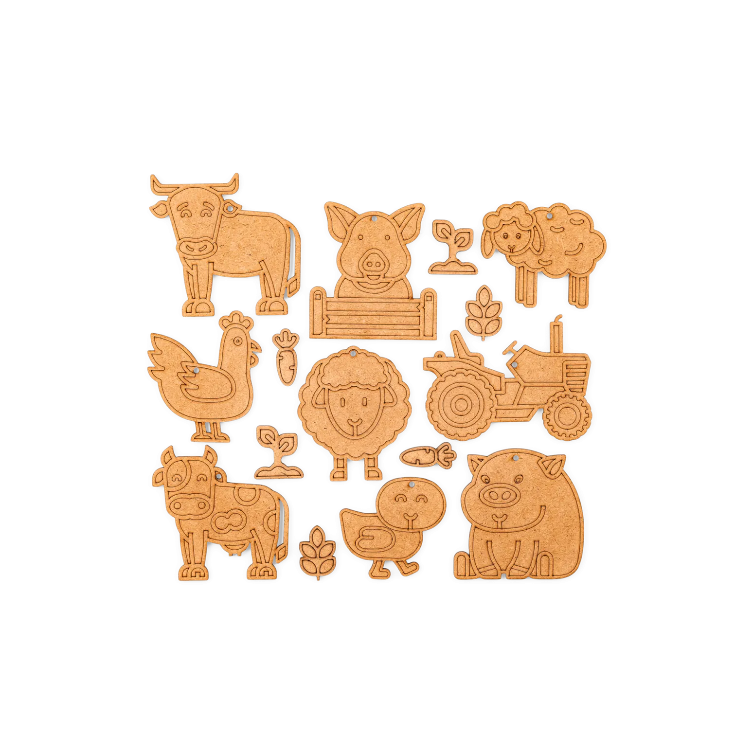 Kinder Søstrene Grene Schweiz Holzspielzeug<DIY-Set Animal Friends