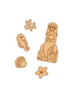 Kinder Søstrene Grene Schweiz Holzspielzeug<DIY-Set Die Kleine Meerjungfrau