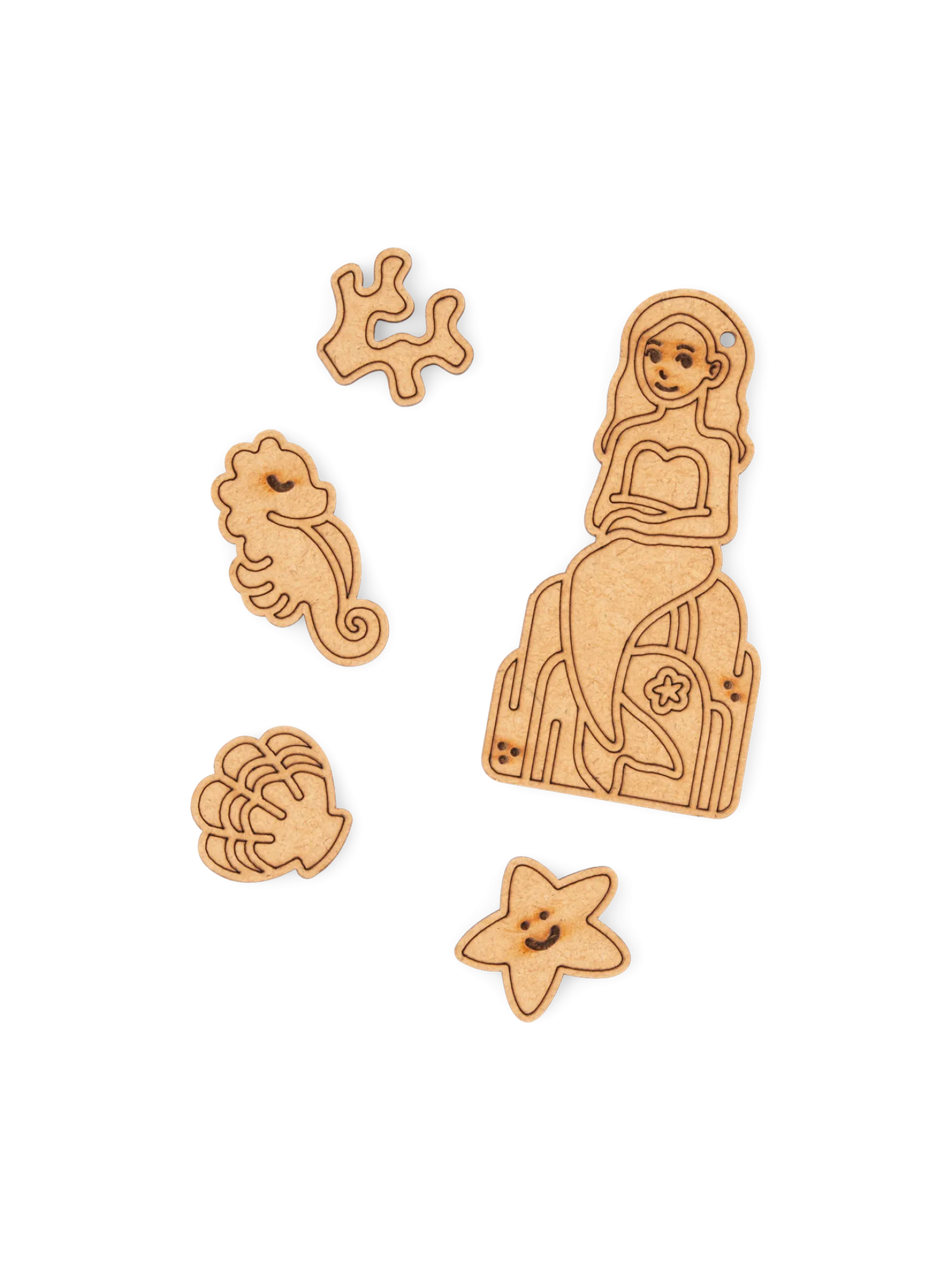 Kinder Søstrene Grene Schweiz Holzspielzeug<DIY-Set Die Kleine Meerjungfrau
