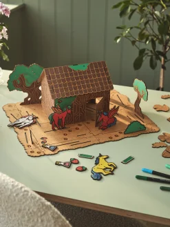 Kinder Søstrene Grene Schweiz Holzspielzeug<DIY-Set Magic Forest