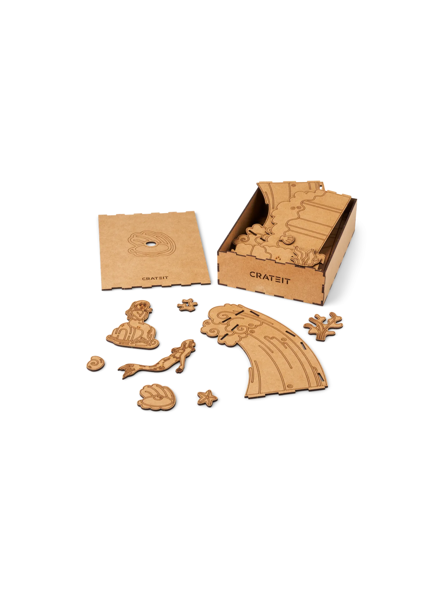 Kinder Søstrene Grene Schweiz Holzspielzeug<DIY-Set Seashell Shore