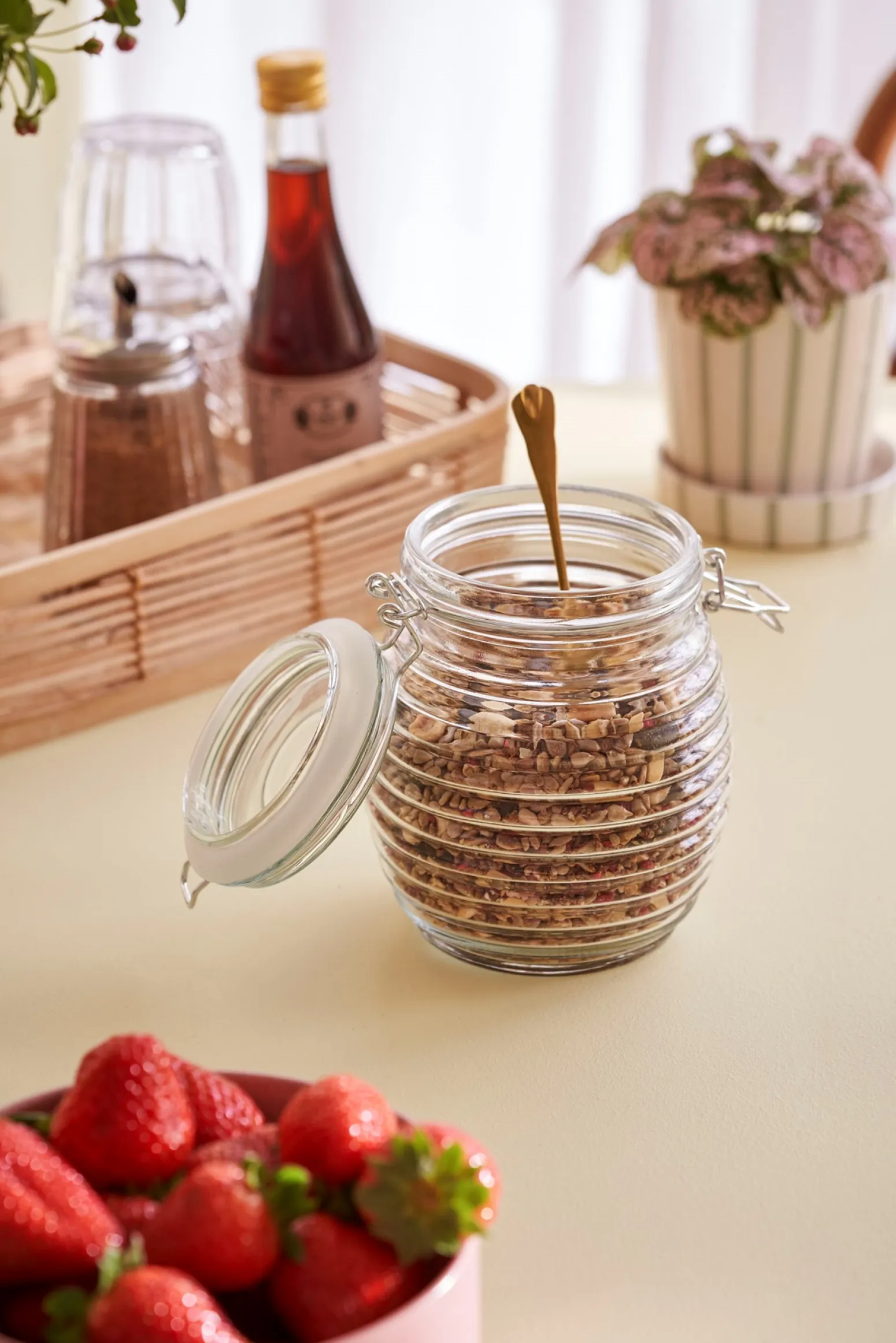 Søstrene Grene Schweiz Küchenzubehör<Glas Mit Deckel