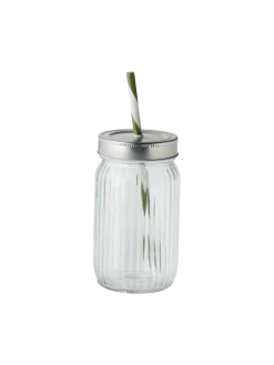 Søstrene Grene Schweiz Geschirr<Glas Mit Strohhalm