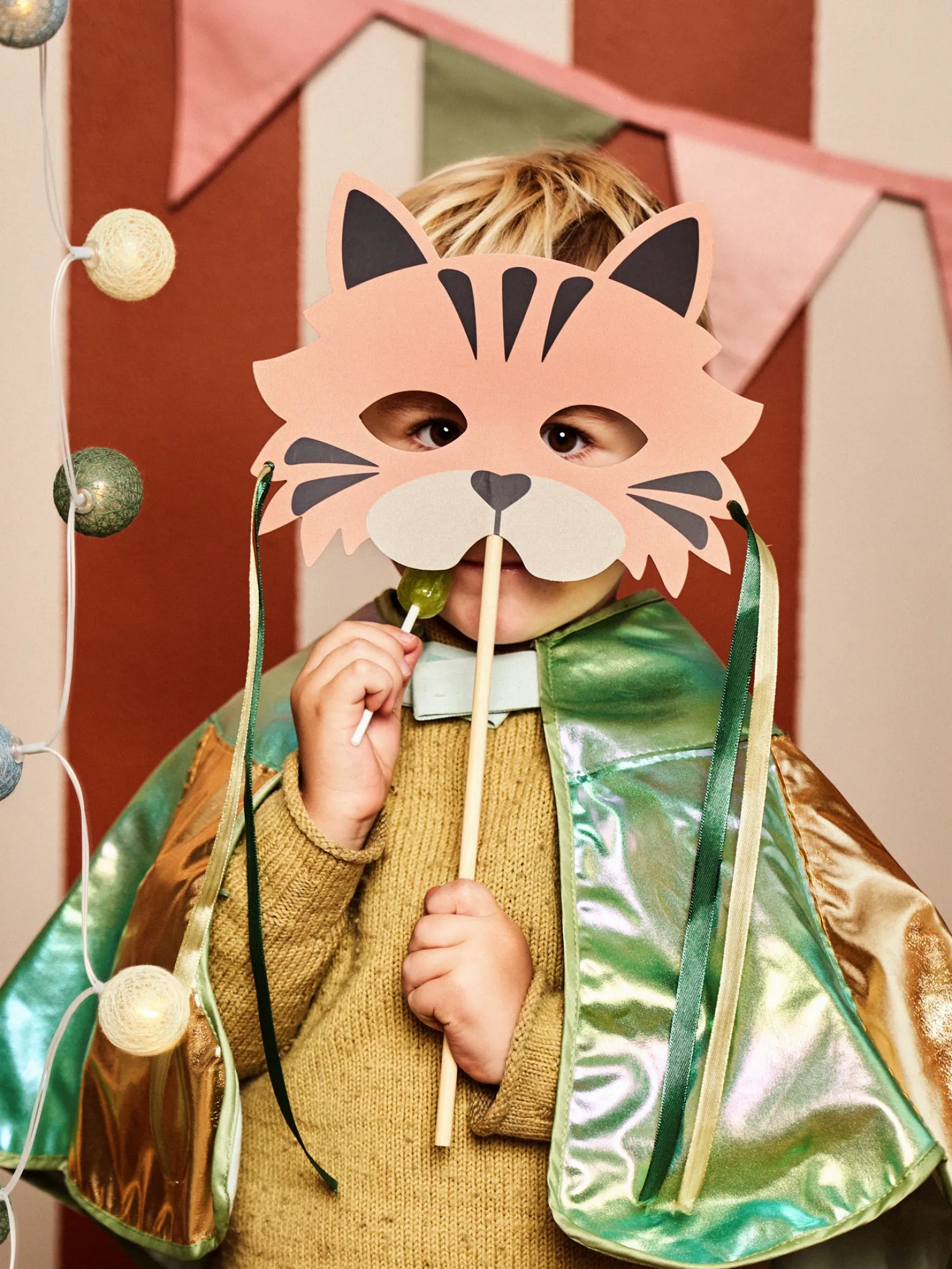 Kinder Søstrene Grene Schweiz Kostüme<Kostüm-Maske Tiger