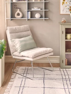 Søstrene Grene Schweiz Stühle<Loungesessel Mit Bouclé-Stoff