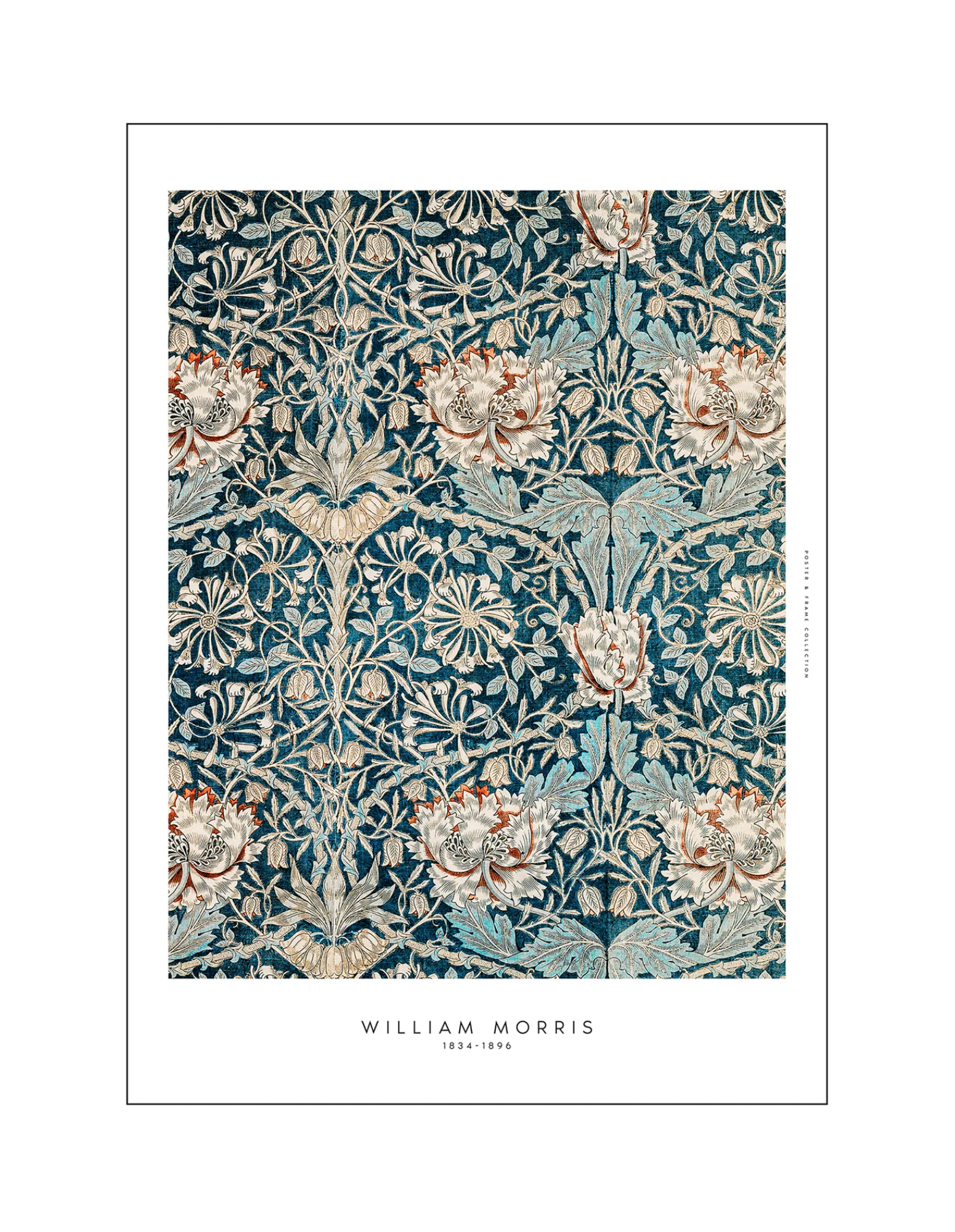 Søstrene Grene Schweiz Rahmen Und Poster<Poster Blue Flowers 50 X 70