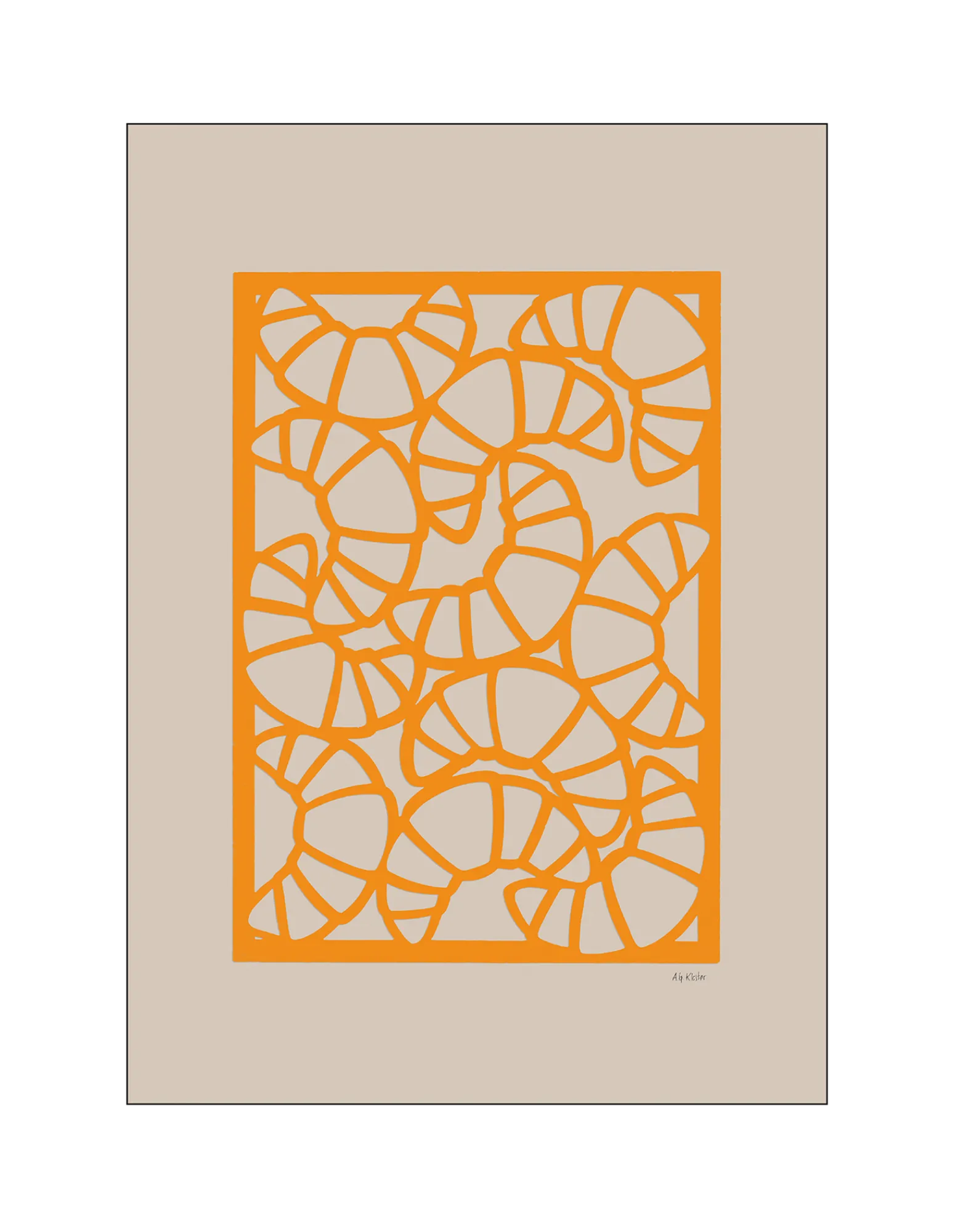 Søstrene Grene Schweiz Rahmen Und Poster<Poster Croissants 50 X 70