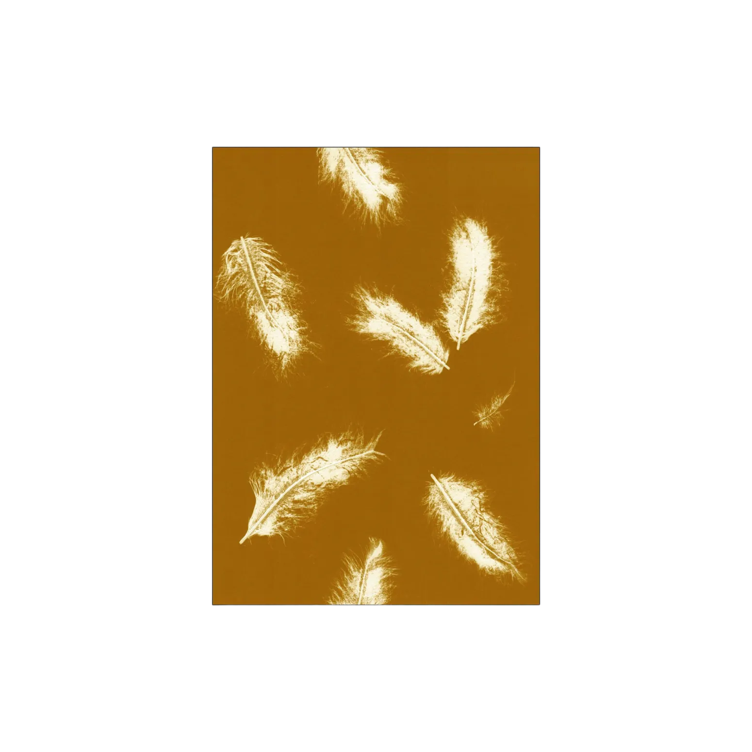 Søstrene Grene Schweiz Rahmen Und Poster<Poster Feather Dark Mustard 40 X 50