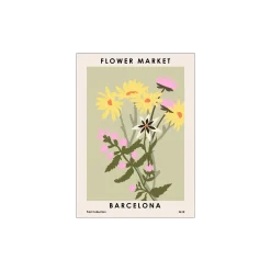 Søstrene Grene Schweiz Rahmen Und Poster<Poster Flower Market Barcelona 50 X 70
