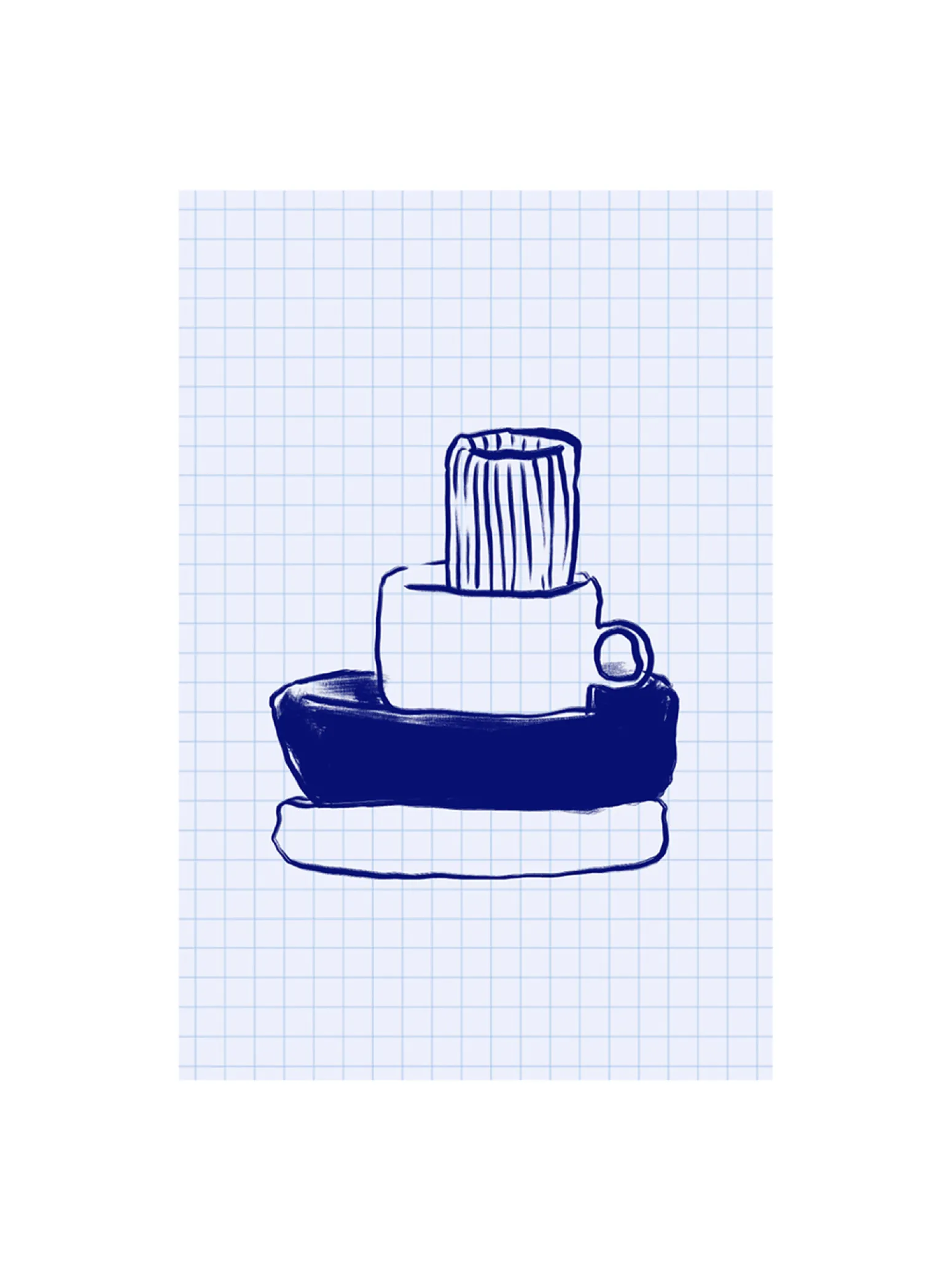 Søstrene Grene Schweiz Rahmen Und Poster<Poster Køkkenkunst Blau A3