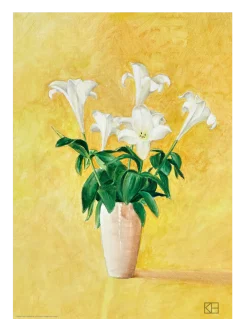 Søstrene Grene Schweiz Rahmen Und Poster<Poster Lilien In Vase 50 X 70