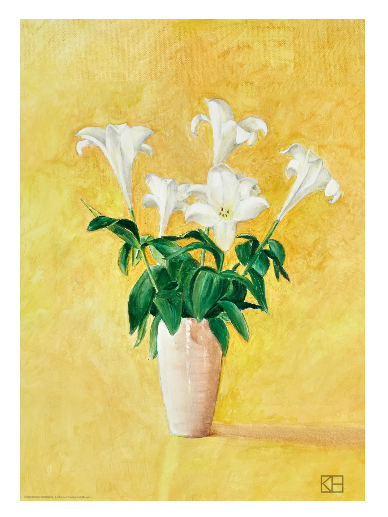 Søstrene Grene Schweiz Rahmen Und Poster<Poster Lilien In Vase 50 X 70