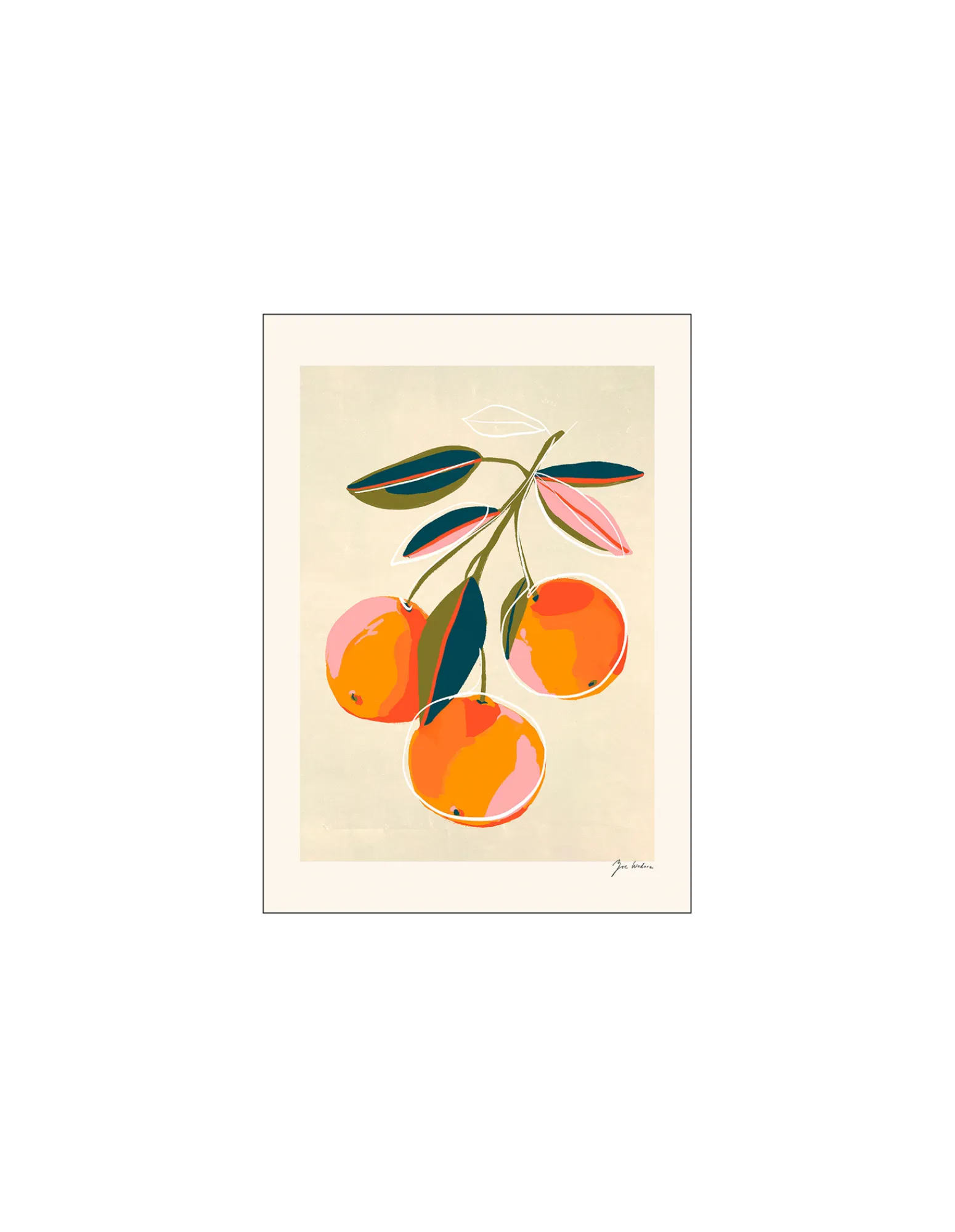 Søstrene Grene Schweiz Rahmen Und Poster<Poster Oranges A4