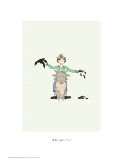 Kinder Søstrene Grene Schweiz Kinderinterieur<Poster Tölpel-Hans A3