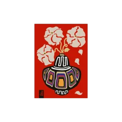 Søstrene Grene Schweiz Rahmen Und Poster<Poster Ukiyo Vase Flower Rainbow Red 50 X 70