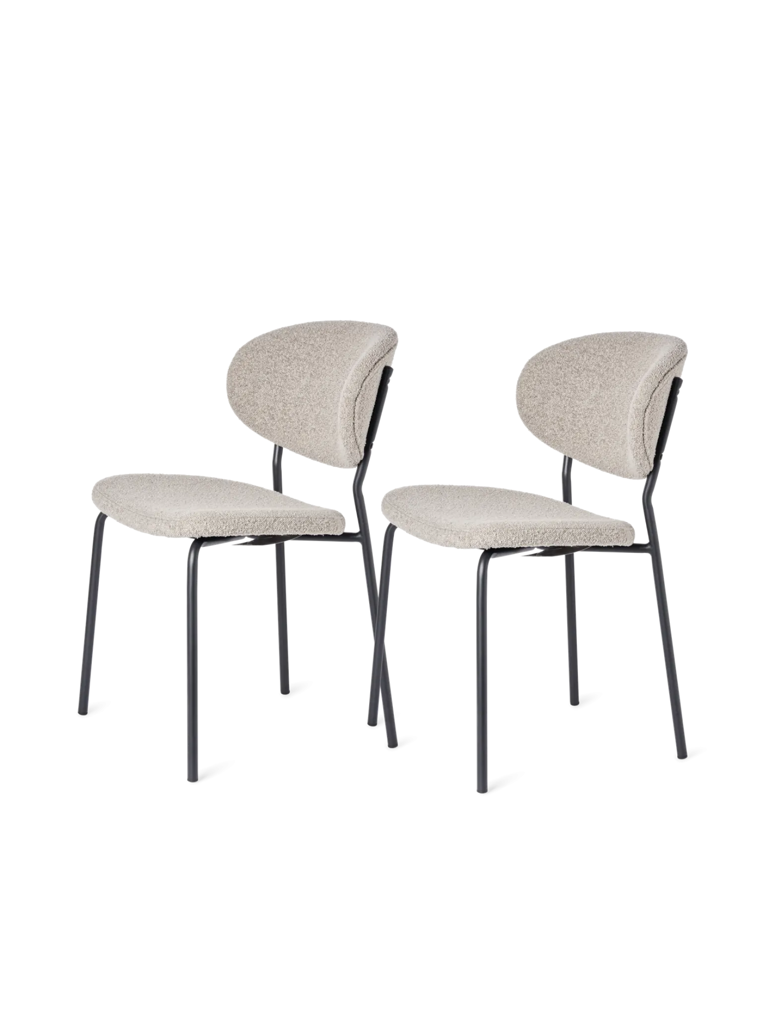Søstrene Grene Schweiz Stühle<Stuhl Mit Bouclé-Stoff 2er-Pack