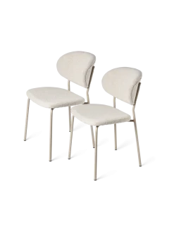 Søstrene Grene Schweiz Stühle<Stuhl Mit Bouclé-Stoff 2er-Pack