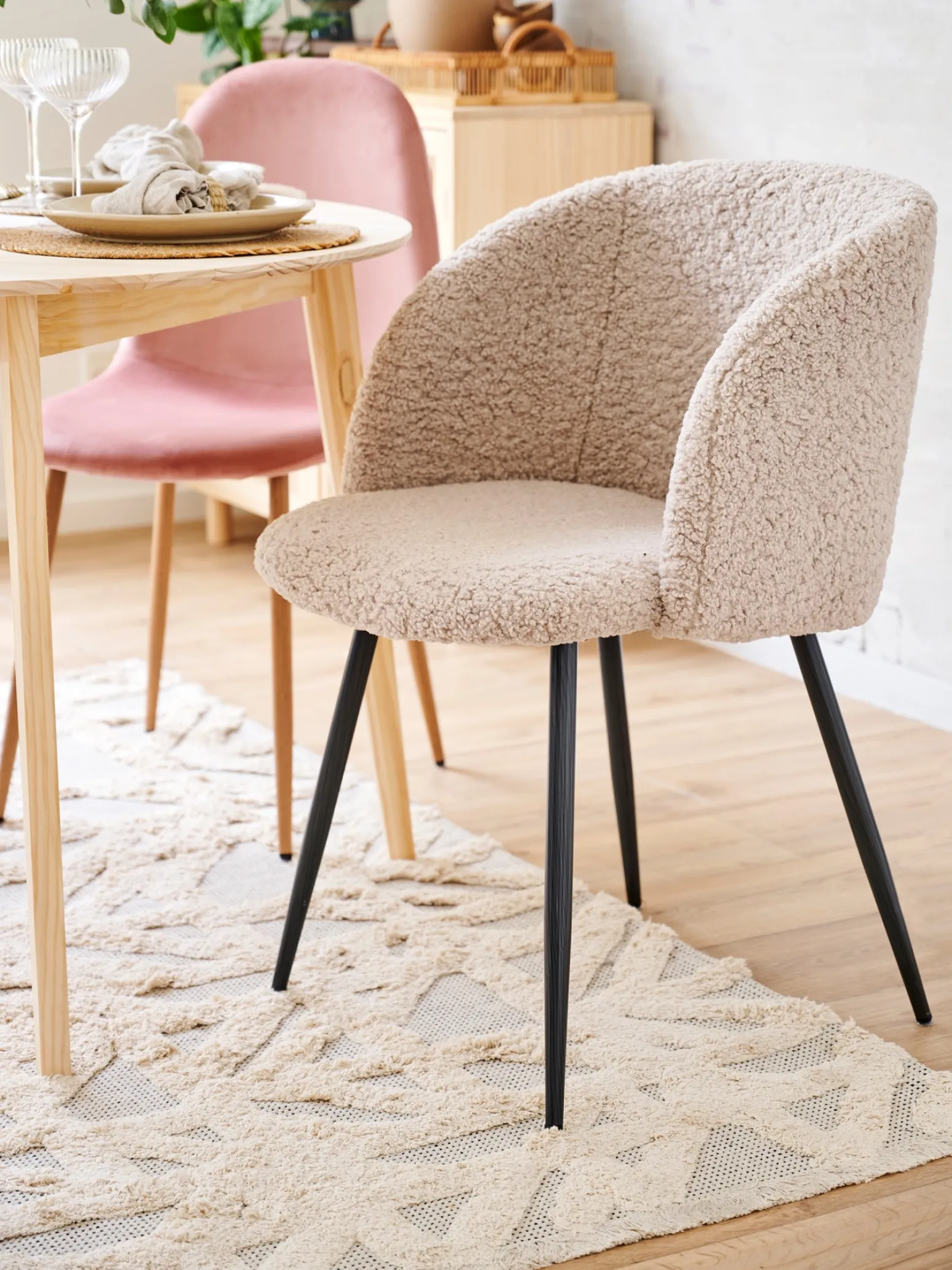 Søstrene Grene Schweiz Stühle<Stuhl Mit Teddystoff-Bezug